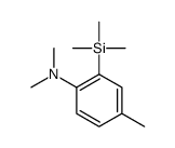 N,N,4-trimethyl-2-trimethylsilylaniline Structure