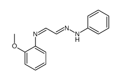 N-[2-(2-methoxyphenyl)iminoethylideneamino]aniline Structure