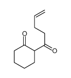 2-pent-4-enoylcyclohexan-1-one Structure