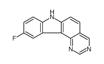 10-fluoro-7H-pyrimido[5,4-c]carbazole结构式