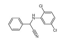 (2,5-Dichloro-phenylamino)-phenyl-acetonitrile Structure