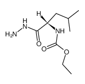 N-ethoxycarbonyl-L-leucine hydrazide结构式