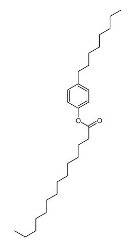 (4-octylphenyl) tetradecanoate Structure