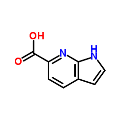 1H-pyrrolo[2,3-b]pyridine-6-carboxylic acid structure