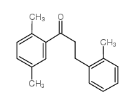 2',5'-DIMETHYL-3-(2-METHYLPHENYL)PROPIOPHENONE结构式