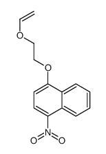 1-(2-ethenoxyethoxy)-4-nitronaphthalene结构式