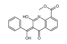 methyl 3-[hydroxy(phenyl)methylidene]-2,4-dioxo-1H-quinoline-8-carboxylate结构式