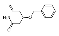 (S)-3-benzyloxy-hex-5-enamide结构式