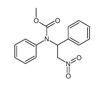 methyl N-(2-nitro-1-phenylethyl)-N-phenylcarbamate结构式