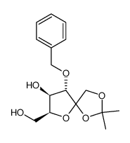 L-Sorbofuranose, 1,2-O-(1-methylethylidene)-3-O-(phenylmethyl)结构式