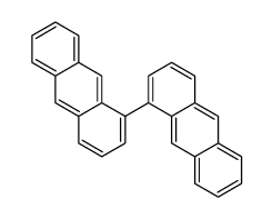 1-anthracen-1-ylanthracene结构式