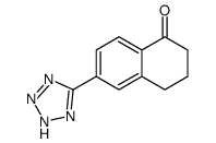 6-(2H-tetrazol-5-yl)-3,4-dihydro-2H-naphthalen-1-one Structure