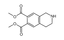 dimethyl 1,2,3,4-tetrahydroisoquinoline-6,7-dicarboxylate结构式
