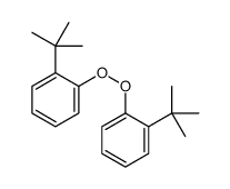 1-tert-butyl-2-(2-tert-butylphenyl)peroxybenzene Structure