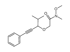 N-methyl-2-{[1-(1-methylethyl)-3-phenylprop-2-yn-1-yl]oxy}-N-methoxyacetamide Structure