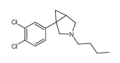 3-butyl-1-(3,4-dichlorophenyl)-3-azabicyclo[3.1.0]hexane Structure