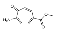 methyl 4-amino-5-oxocyclohepta-1,3,6-triene-1-carboxylate结构式