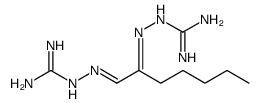 2,2'-(HEPTANE-1,2-DIYLIDENE)BIS(HYDRAZINECARBOXIMIDAMIDE) structure