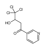 4,4,4-trichloro-3-hydroxy-1-pyridin-3-ylbutan-1-one结构式