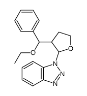 2-(benzotriazol-1-yl)-3-(α-ethoxybenzyl)tetrahydrofuran Structure