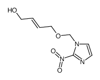 4-[(2-Nitro-1H-imidazol-1-yl)methoxy]-2-buten-1-ol structure