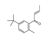 1-(5-tert-butyl-2-methylphenyl)but-2-en-1-one Structure