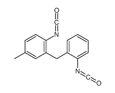 3-(o-isocyanatobenzyl)-p-tolyl isocyanate结构式