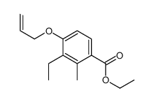 ETHYL 4-(ALLYLOXY)-3-ETHYL-2-METHYLBENZOATE Structure