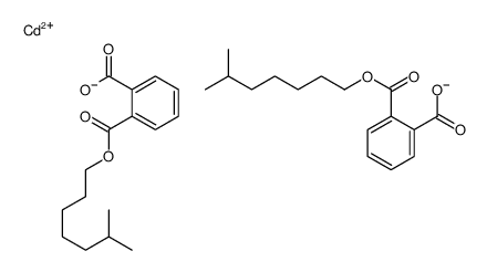 cadmium isooctyl phthalate (1:2:2) Structure