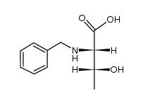 (2S,3R)-3-hydroxy-2-[(phenylmethyl)amino]butanoic acid结构式