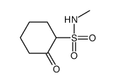N-methyl-2-oxocyclohexane-1-sulfonamide结构式