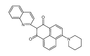 6-piperidin-1-yl-2-quinolin-2-ylphenalene-1,3-dione Structure
