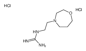 2-[2-(1,4-oxazepan-4-yl)ethyl]guanidine,dihydrochloride Structure