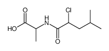 N-(2-chloro-4-methyl-valeryl)-alanine Structure