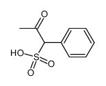 2-oxo-1-phenyl-propane-1-sulfonic acid Structure