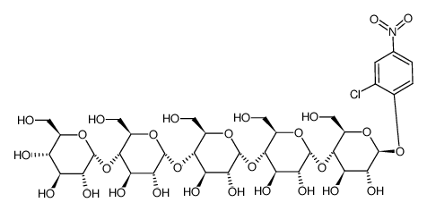2-chloro-4-nitrophenyl β-maltopentaoside结构式