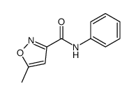 5-methyl-N-phenyl-1,2-oxazole-3-carboxamide Structure