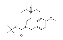 tert-butyl [2-(diisopropylphosphoryl)ethyl](4-methoxybenzyl)carbamate Structure