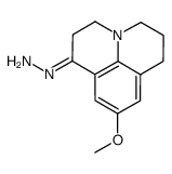 2,3,6,7-Tetrahydro-9-methoxy-1H,5H-benzo[ij]quinolizin-1-one hydrazone Structure