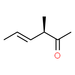 4-Hexen-2-one, 3-methyl-, [R-(E)]- (9CI)结构式