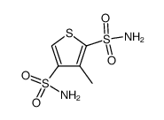 3-METHYLTHIOPHENE-2,4-DISULFONAMIDE structure