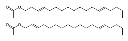 octadeca-2,13-dienyl acetate,octadeca-3,13-dienyl acetate Structure