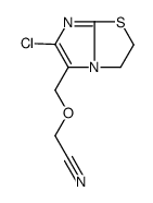 2-[(6-chloro-2,3-dihydroimidazo[2,1-b][1,3]thiazol-5-yl)methoxy]acetonitrile结构式