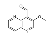 3-methoxy-1,5-naphthyridine-4-carbaldehyde Structure