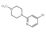 1-(4-Bromopyridin-2-yl)-4-methylpiperazine Structure