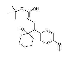 N-Boc-1-[2-Amino-1-(4-methoxyphenyl)ethyl]cyclohexanol structure