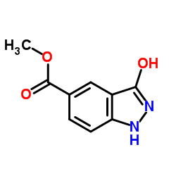 3-Hydroxy 1H-indazole-5-Methylcarboxylate Structure
