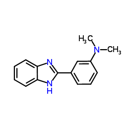 [3-(1H-benzimidazol-2-yl)phenyl]dimethylamine structure