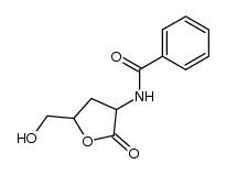 3-benzoylamino-5-hydroxymethyl-dihydro-furan-2-one Structure