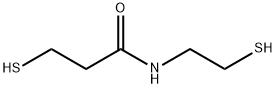 3-Mercapto-N-(2-mercaptoethyl)propanamide structure